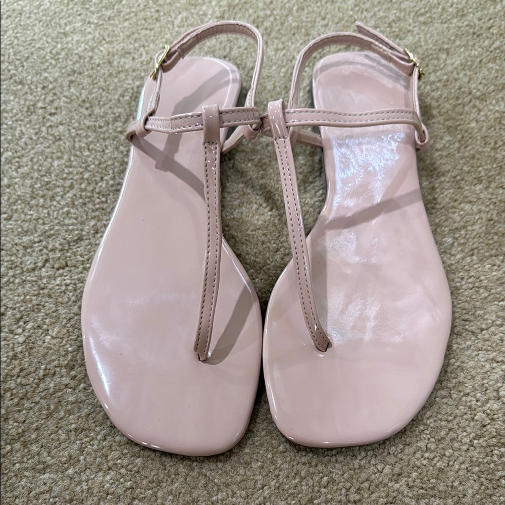 Chic Pink Sandals with Minimalist Design